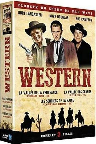 Coffret Western : La Vallée de la vengeance + La vallée des géants + Les sentiers de la haine [DVD]