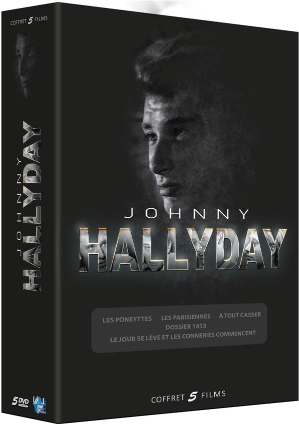 Coffret Johnny : Les Poneyttes + Les Parisiennes + A tout casser + Le jour se lève et les conneries commencent + Dossier 1946 [DVD]