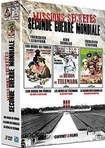 Missions secrètes Seconde Guerre Mondiale : Sur ordre du Führer + Les héros de Telemark + La gloire des canailles [DVD]