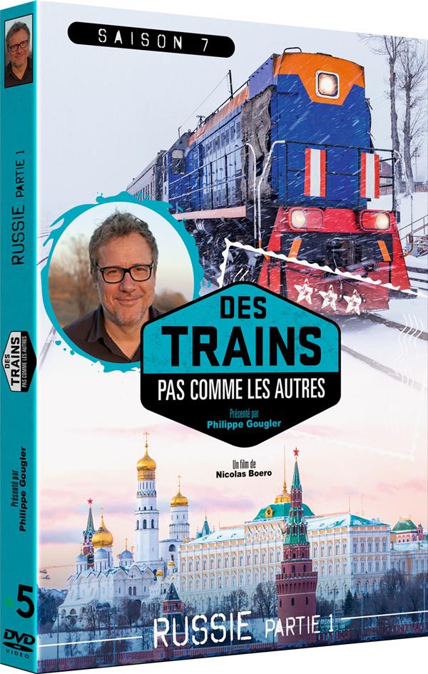 Des trains pas comme les autres - Saison 7 : Russie - Partie 1 : De Saint-Pétersbourg à Moscou [DVD]
