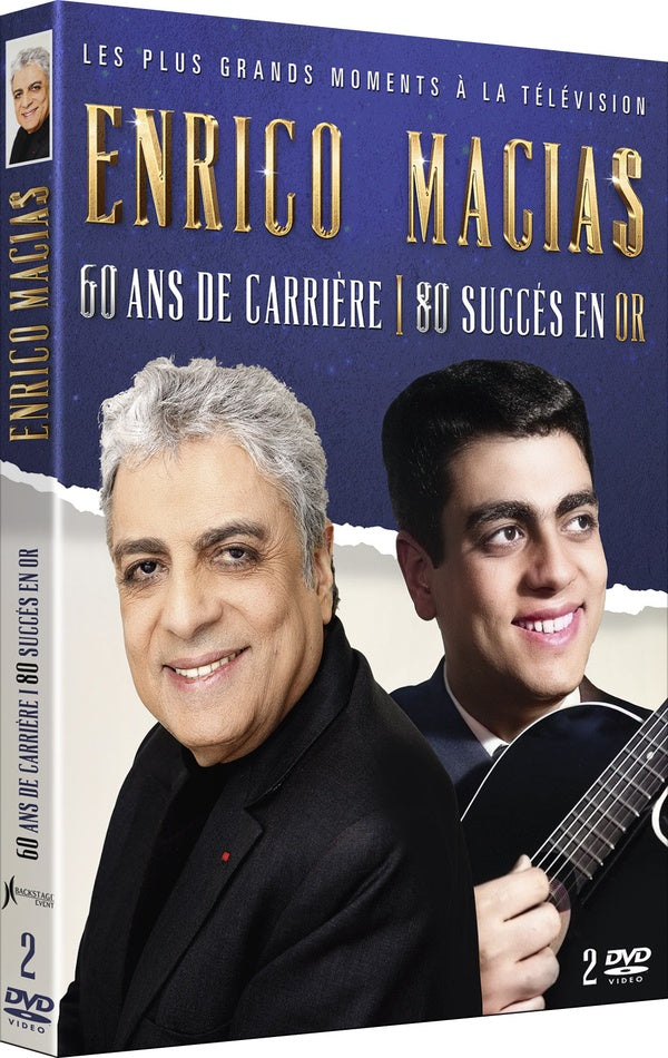 Enrico Macias - 60 ans de carrière, 80 succès en or [DVD] - flash vidéo