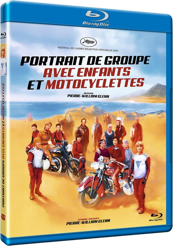 Portrait de groupe avec enfants et motocyclettes [Blu-ray]