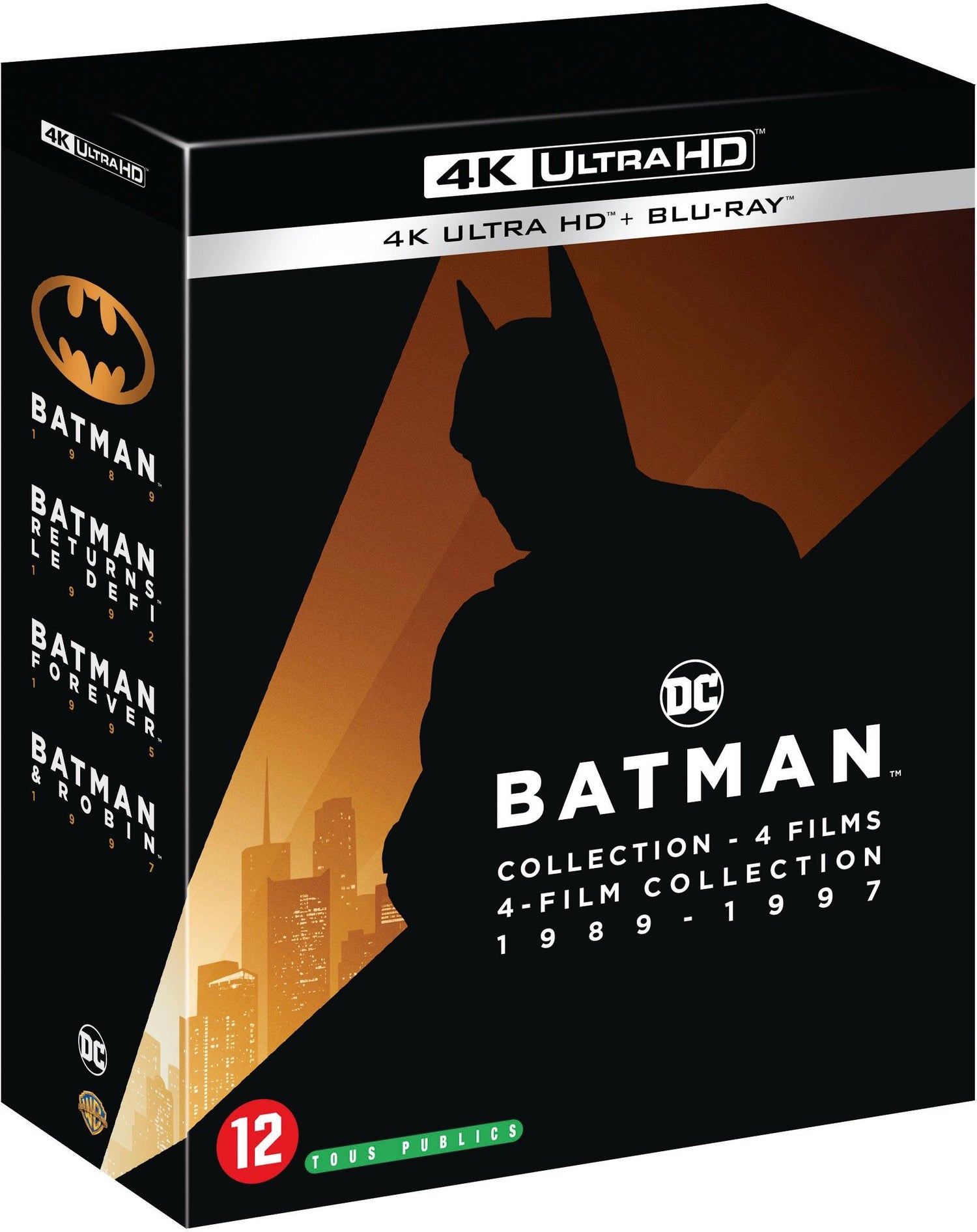 Batman - 4 films collection 1989-1997 [4K Ultra HD]
