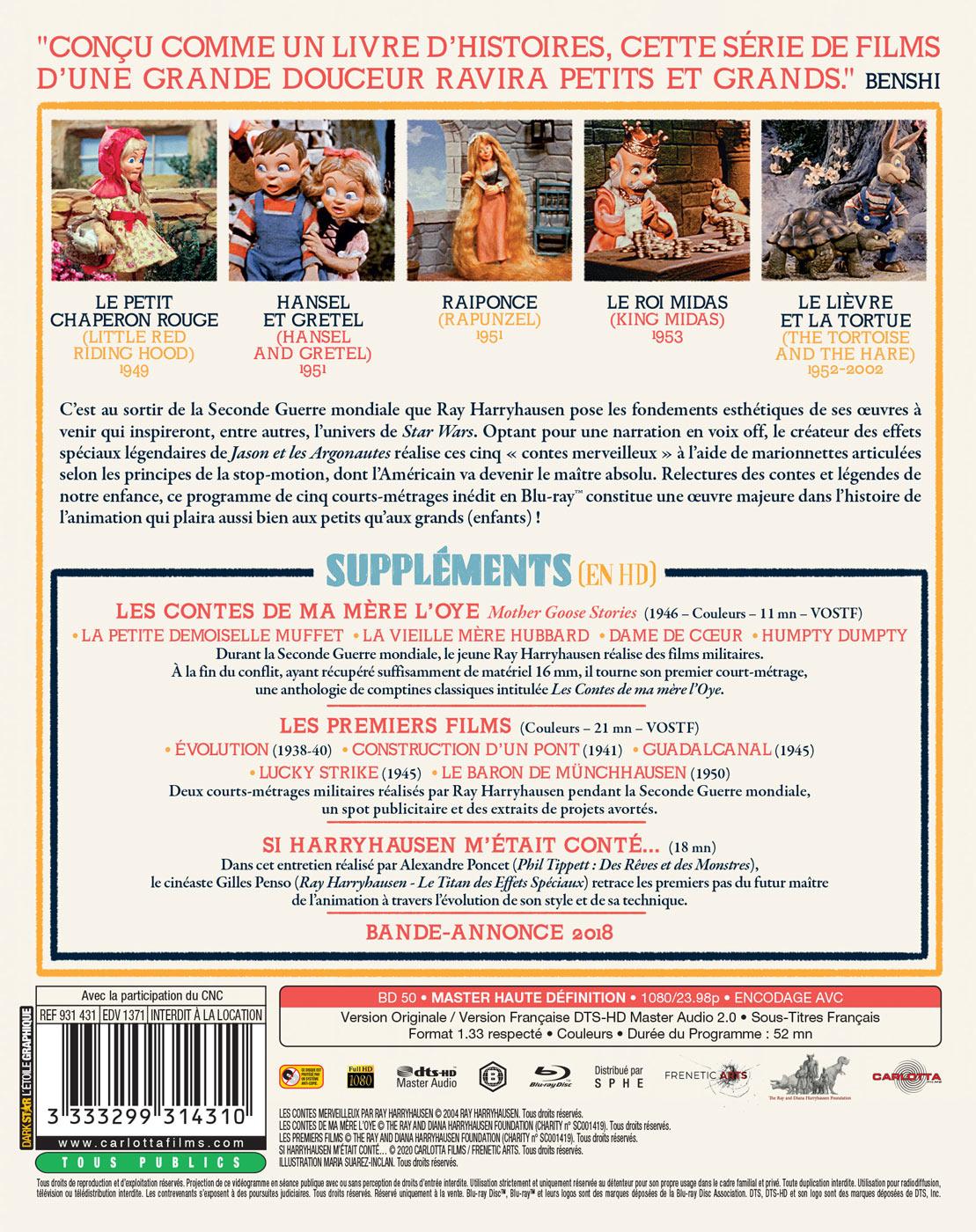 Les Contes merveilleux par Ray Harryhausen [Blu-ray]