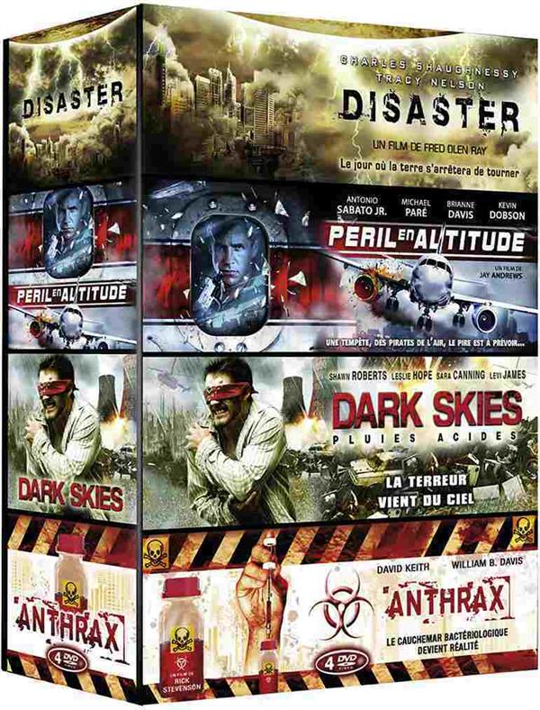 Coffret Catastrophe : Disaster + Péril en altitude + Dark Skies : Pluies acides + Anthrax [DVD]
