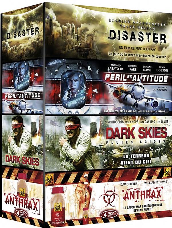 Coffret Catastrophe : Disaster + Péril en altitude + Dark Skies : Pluies acides + Anthrax [DVD]