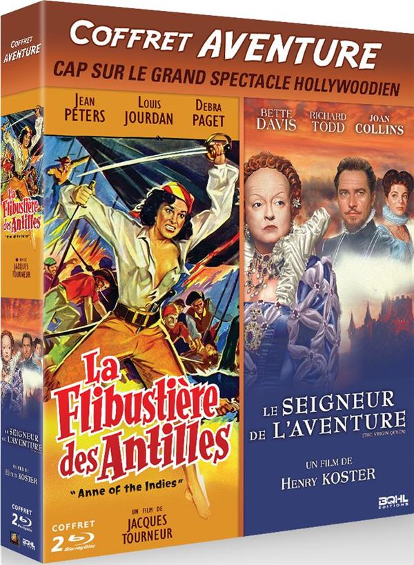 Coffret Aventure - La Flibustière des Antilles + Le Seigneur de l'aventure [Blu-ray]