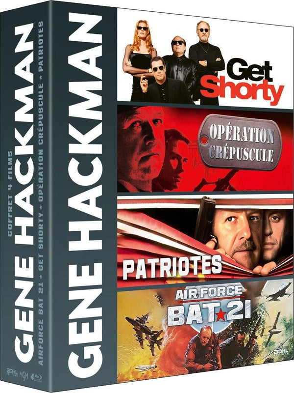 Gene Hackman - Coffret : Air Force : Bat 21 + Opération Crépuscule + Get Shorty + Patriotes [Blu-ray]