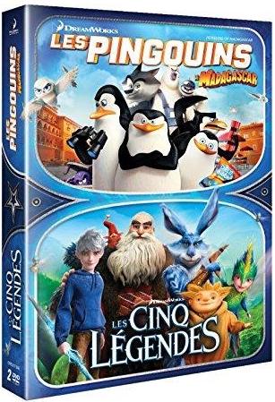 Les Pingouins de Madagascar + Les Cinq légendes [DVD]