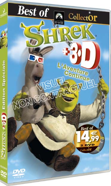 Shrek + Shrek 3D, l'aventure continue [DVD]