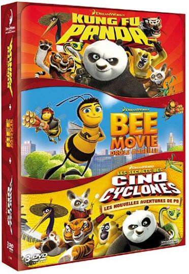 Kung Fu Panda + Les Secrets des cinq cyclones + Bee Movie [DVD]