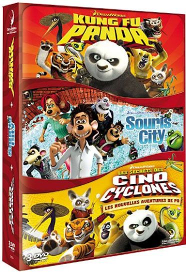 Kung Fu Panda + Les Secrets des cinq cyclones + Souris City [DVD]