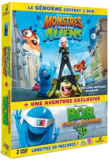 Monstres contre Aliens + B.O.B. fait la bombe - Monstrueusement en 3D [DVD]