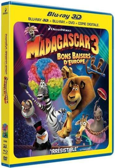 Madagascar 3 : Bons baisers d'Europe [Blu-ray 3D]