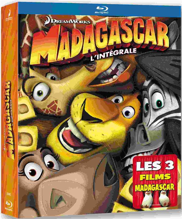 Madagascar - Trilogie [Blu-ray]