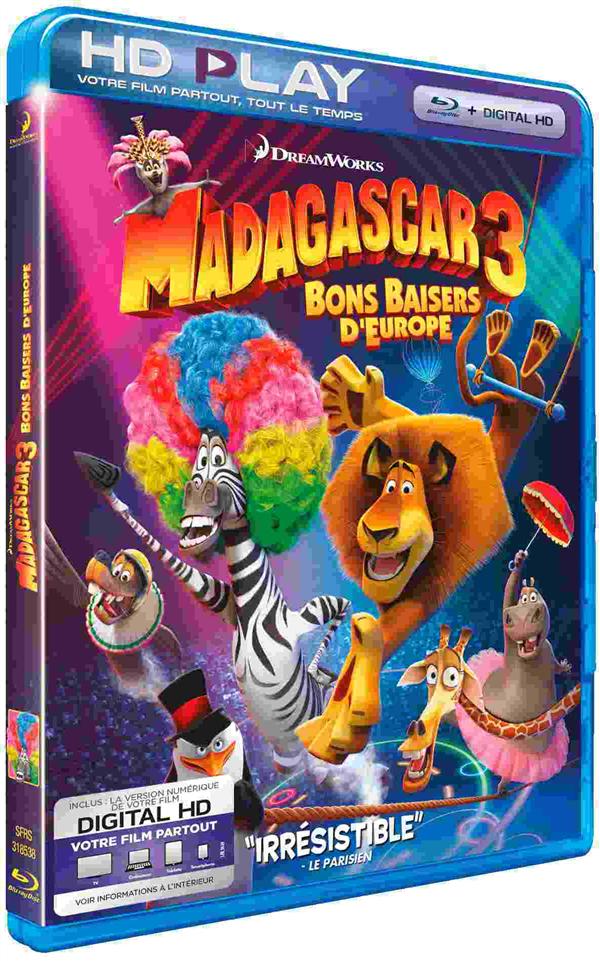 Madagascar 3 : Bons baisers d'Europe [Blu-ray]