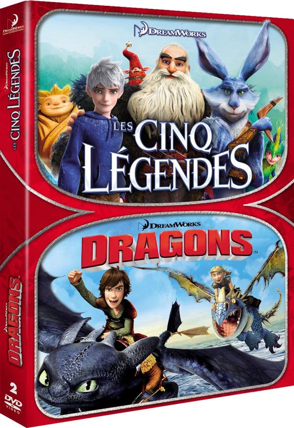 Les Cinq Légendes + Dragons [DVD]