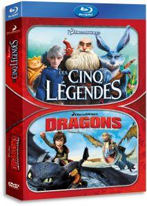 Les Cinq Légendes + Dragons [Blu-ray]