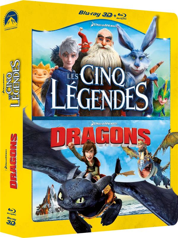 Les Cinq Légendes + Dragons [Blu-ray 3D]