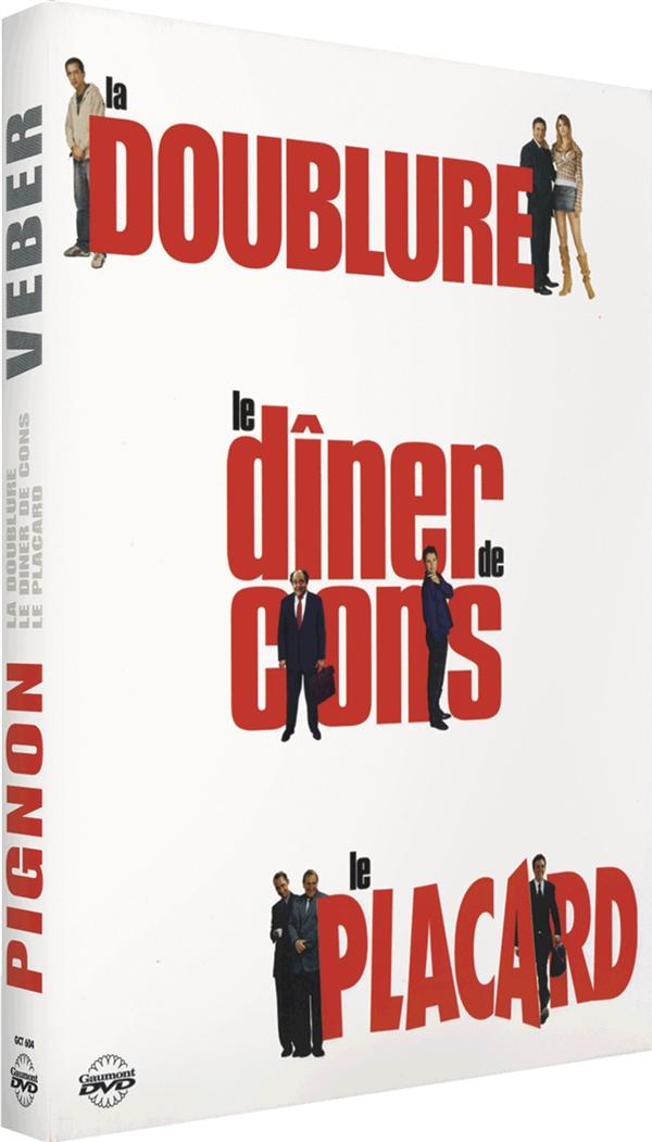 3 films écrits et réalisés par Francis Veber : Le dîner de cons + Le placard + La doublure [DVD]