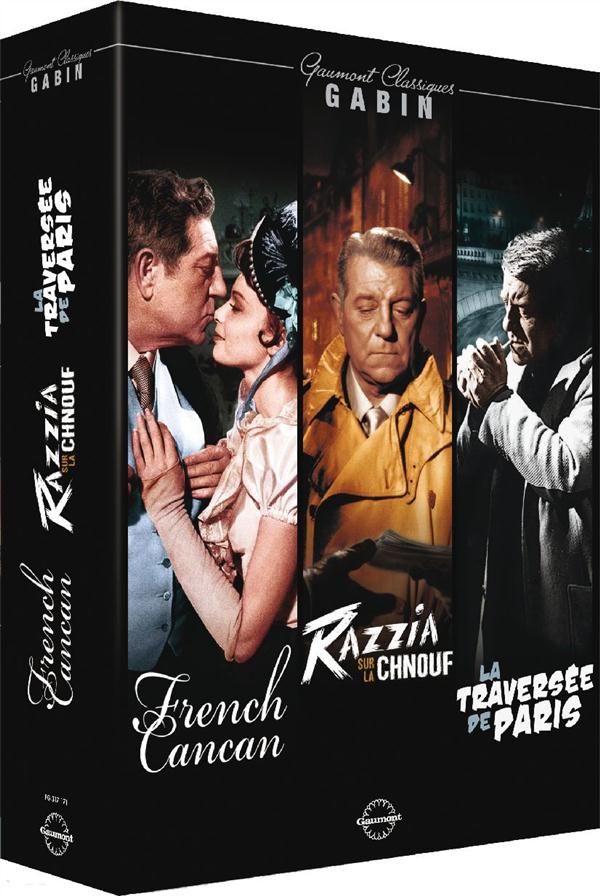 Gaumont Classiques Gabin - French Cancan + Razzia sur la chnouf + La traversée de Paris [DVD]