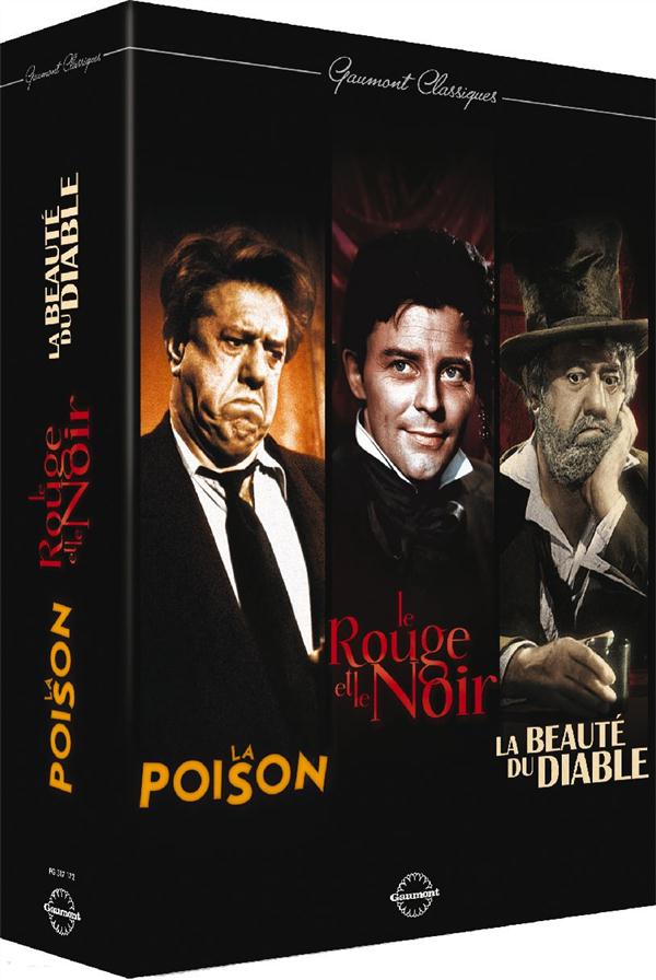 Gaumont Classiques : La poison + Le rouge et le noir + La beauté du diable [DVD]