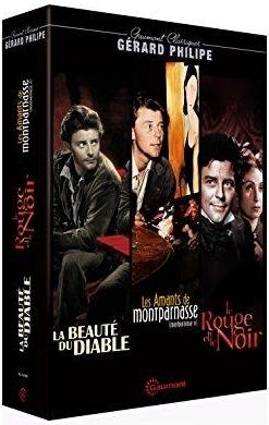 Gérard Philipe: La beauté du Diable + Le rouge et le noir + Les amants de Montparnasse [DVD] - flash vidéo