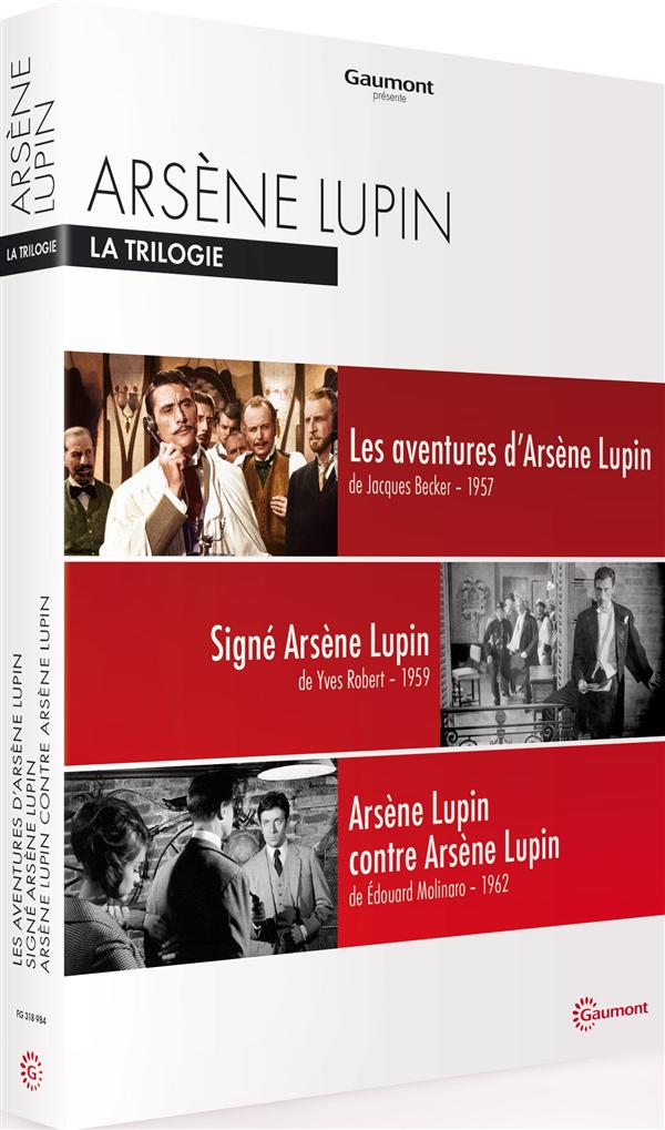 Arsène Lupin, la trilogie : Les aventures d'Arsène Lupin + Signé Arsène Lupin + Arsène Lupin contre Arsène Lupin [DVD]