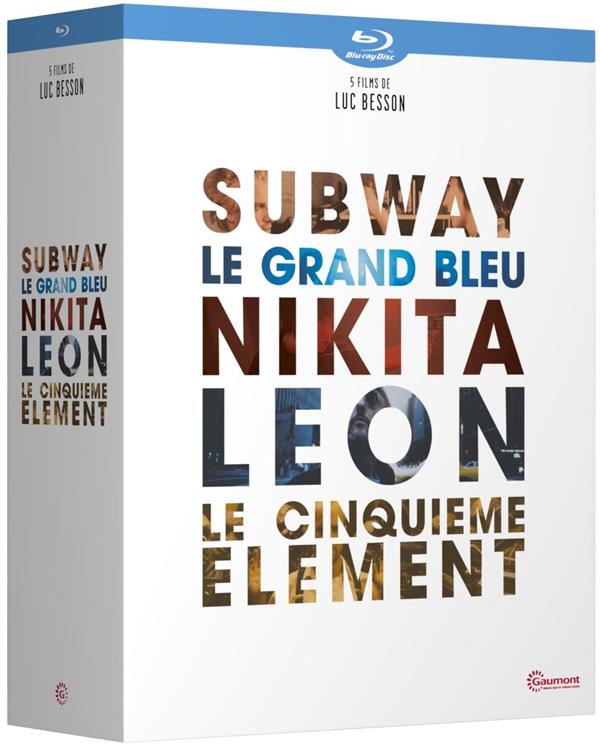 5 films de Luc Besson : Subway + Le grand bleu + Nikita + Léon + Le cinquième élément [Blu-ray]