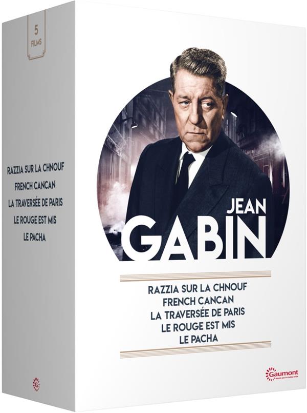 Jean Gabin - French Cancan + Razzia sur la Chnouf + La traversée de Paris + Le rouge est mis + Le Pacha [DVD] - flash vidéo