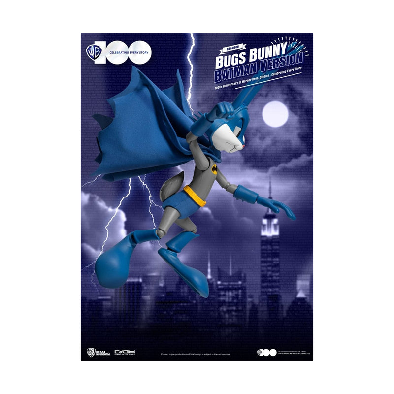 Warner Bros - DAH-060B - 100th Anniversary of Warner Bros. Studios - Bugs Bunny (Batman Ver.) Statue 17cm