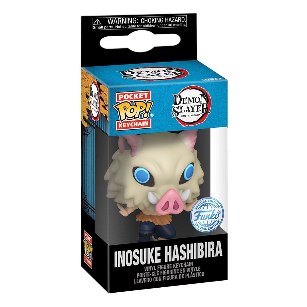 Funko Pocket Pop! Keychain: Demon Slayer - Inosuke Hashibira (7th Form) - flash vidéo