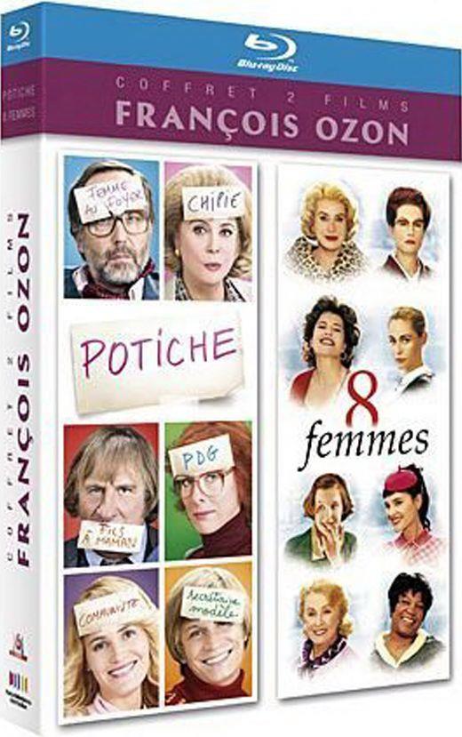 Coffret 2 films François Ozon - Potiche + 8 femmes [Blu-ray]
