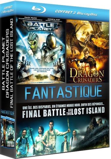 Coffret Fantastique : Battle Planet + Dragon Crusaders + Final Battle of the Lost Island [Blu-ray]