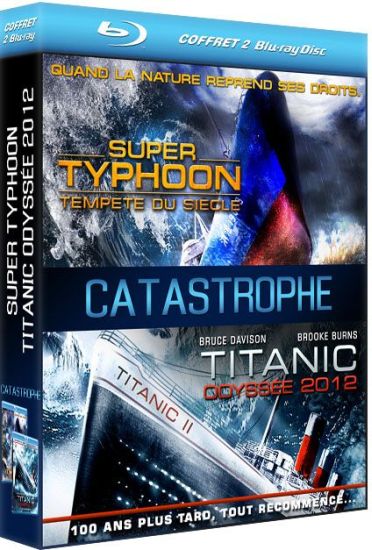 Coffret Catastrophe : Super Typhoon - Tempête du siècle + Titanic : Odyssée 2012 [Blu-ray]