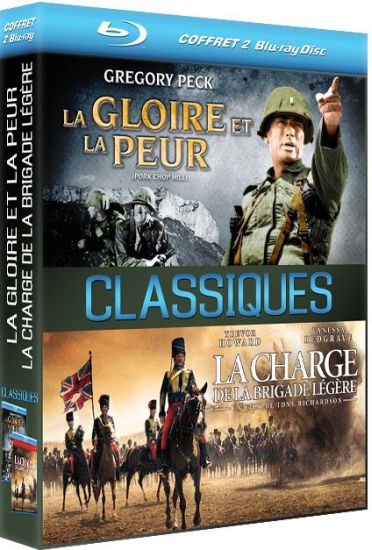 Coffret Classiques : La gloire et la peur + La charge de la brigade légère [Blu-ray]