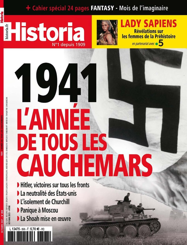 Historia N°898 - 1941 L'année de tous les cauchemars - octobre 2021