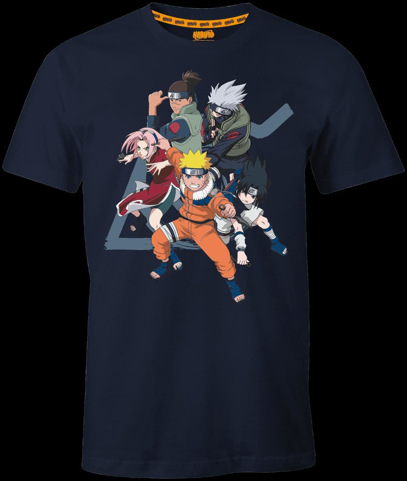 Naruto - T-Shirt Noir Pour Hommes - XL - flash vidéo