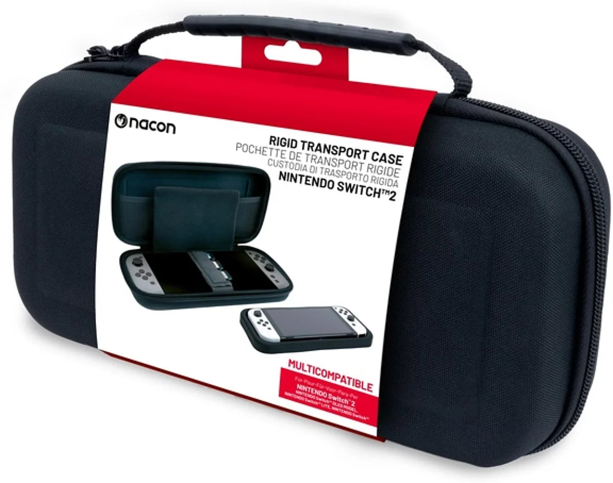 Pochette de transport rigide noire pour Nintendo Switch 2