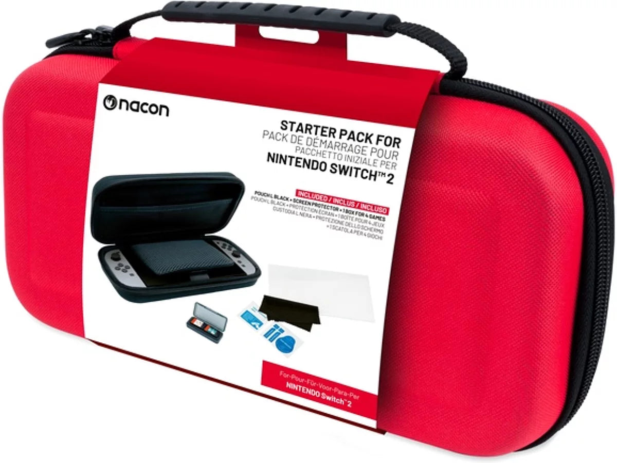 Pack de démarrage rouge pour Nintendo Switch 2