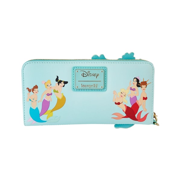 Loungefly: Disney - The Little Mermaid - Ariel Princess Lenticular Zip Around Wallet - flash vidéo