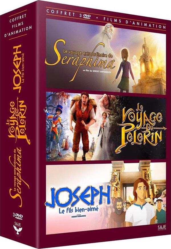 Le voyage extraordinaire de Seraphima + Le voyage du pèlerin + Joseph, le fils bien-aimé [DVD] - flash vidéo