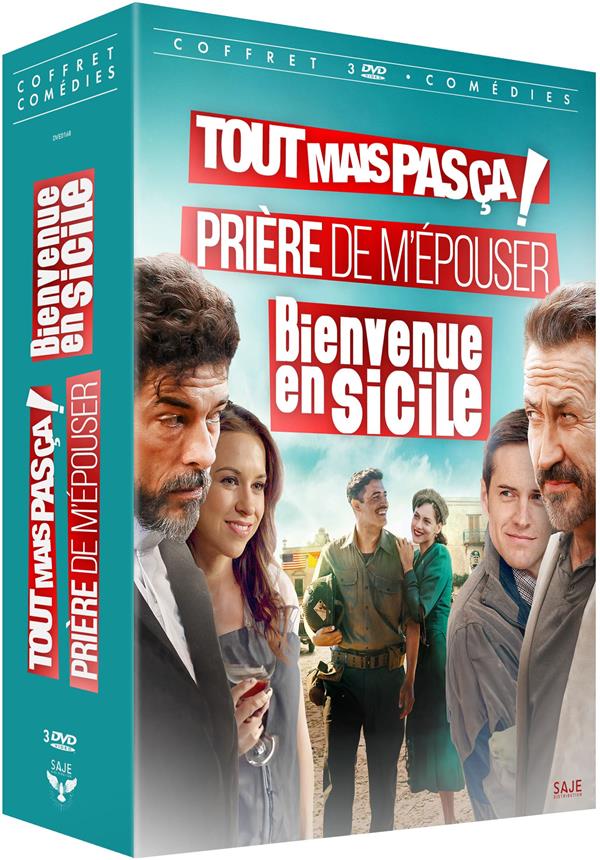 Tout mais pas ça ! + Prière de m'épouser + Bienvenue en Sicile [DVD] - flash vidéo
