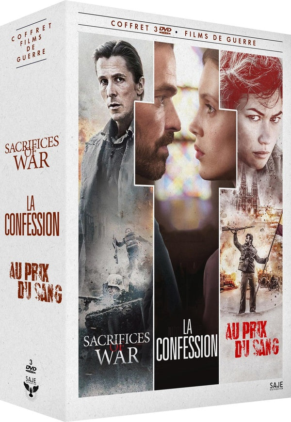 Films De Guerre - Coffret 3 films : Au prix du sang + Sacrifices of War + La Confession [DVD]