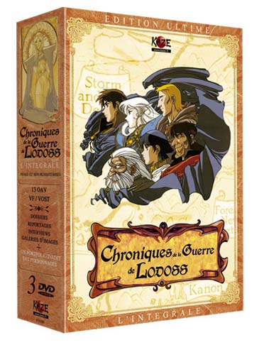 Les Chroniques de la Guerre de Lodoss - Intégrale de la série [DVD]