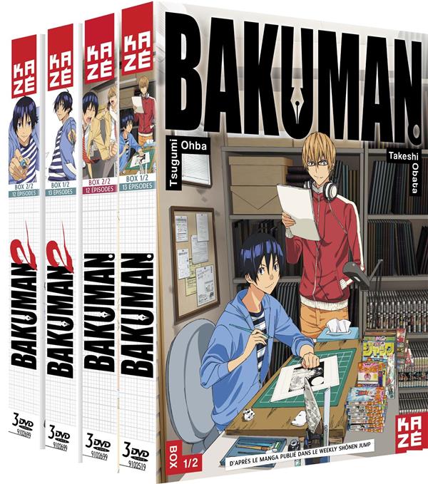 Bakuman - Intégrale des saisons 1 et 2 [DVD] - flash vidéo