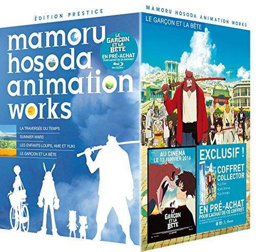 Mamoru Hosoda Animation Works : La Traversée du temps + Summer Wars + Les Enfants Loups Ame et Yuki + Le Garçon et la Bête (coupon de pré-réservation) [Blu-ray]