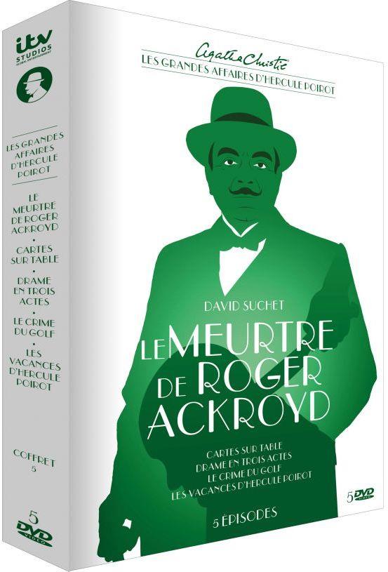 Agatha Christie : Les grandes affaires d'Hercule Poirot - Coffret 5 : Le Meurtre de Roger Ackroyd [DVD]