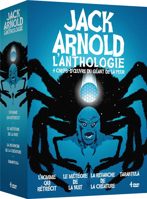 Jack Arnold, l'anthologie - 4 chefs-d'oeuvre du géant de la peur : L'Homme qui rétrécit + Le Météore de la nuit + La Revanche de la créature + Tarantula [DVD]
