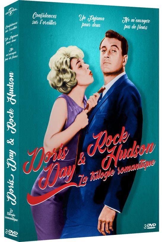 Doris Day & Rock Hudson - La Trilogie romantique : Confidences sur l'oreiller + Un pyjama pour deux + Ne m'envoyez pas de fleurs [DVD]